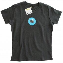 T-Shirt blaue Fliege